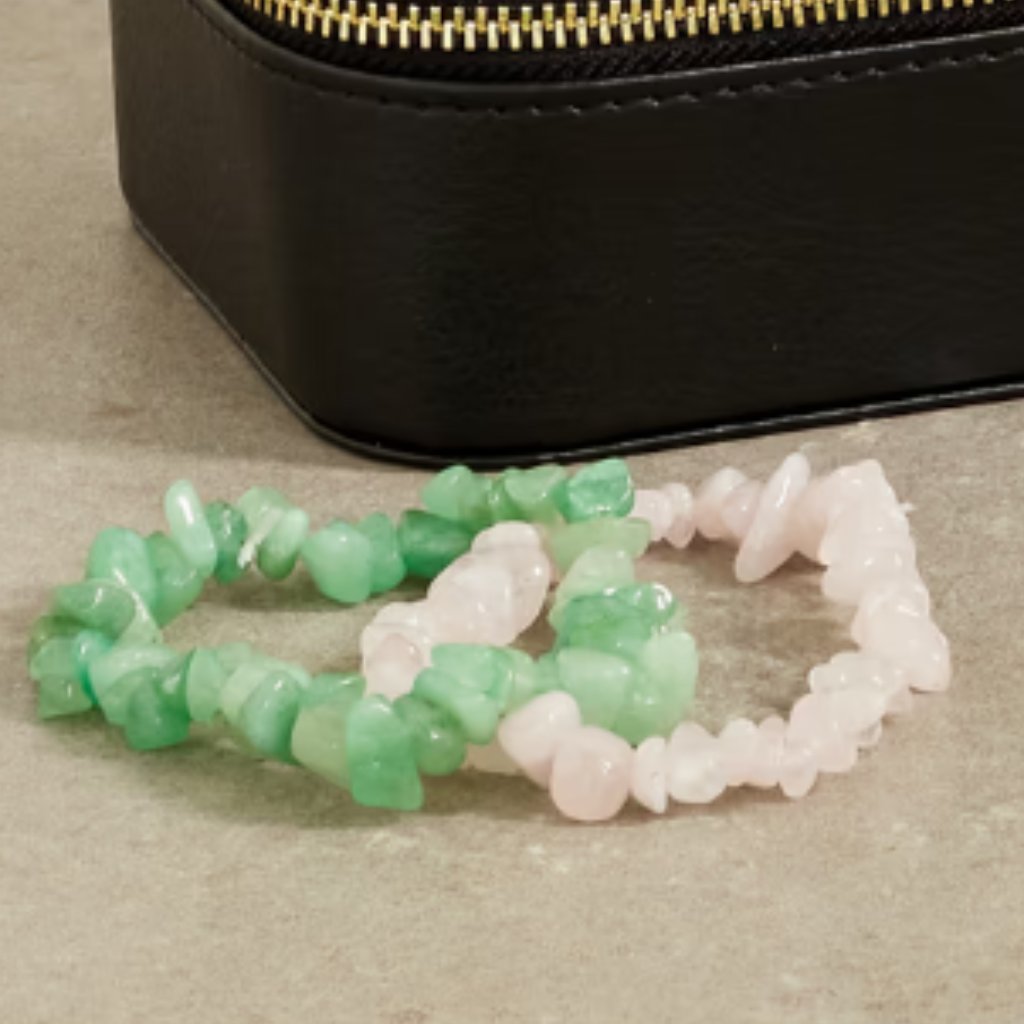 Jia Jia Crystal Beaded Bracelets Set2 74$